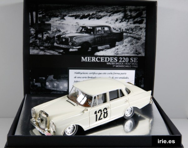 Mercedes 220Se Montecarlo 1960<br />
Serie Limitada Y Numerada A 300 Unidades.<br />
