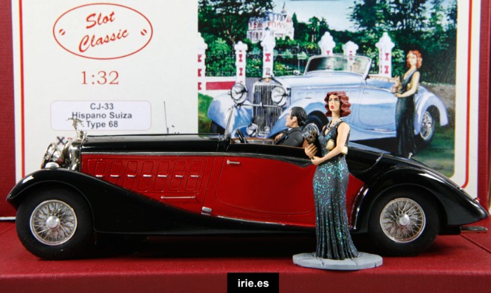 Cj-33 Hispano Suiza Type 68<br />
Decoración Especial Bicolor<br />
Negro / Rojo irie.es