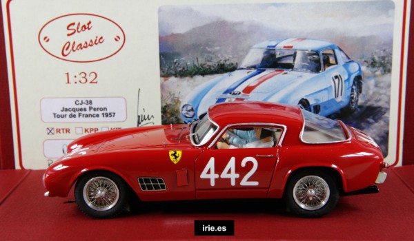 Cj-38 Ferrari 250 Gt Tour De France<br />
Decoración Especial Mille Miglia Dorsal 442 irie.es