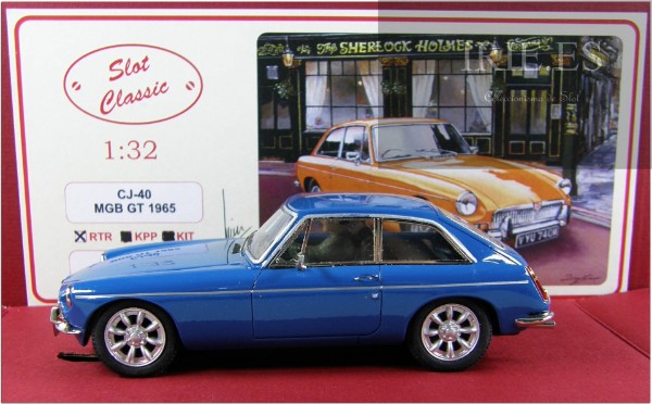 Cj-40 Mgb  Gt Decoración Especial Azul Azafata irie.es