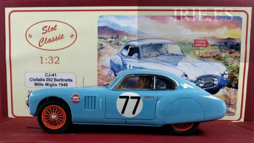 Cj-41 Cisitalia 202 Berlinetta Decoración Especial Gulf