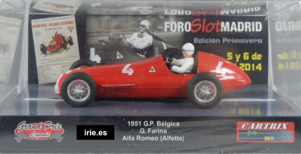 Alfa Romeo -  Alfetta - 1951. Dorsal Nº4