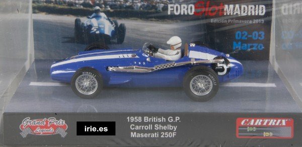 MASERATI 250F Dorsal Nº5