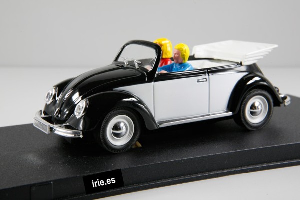 Vw Beetle Cabrio Negro / Blanco