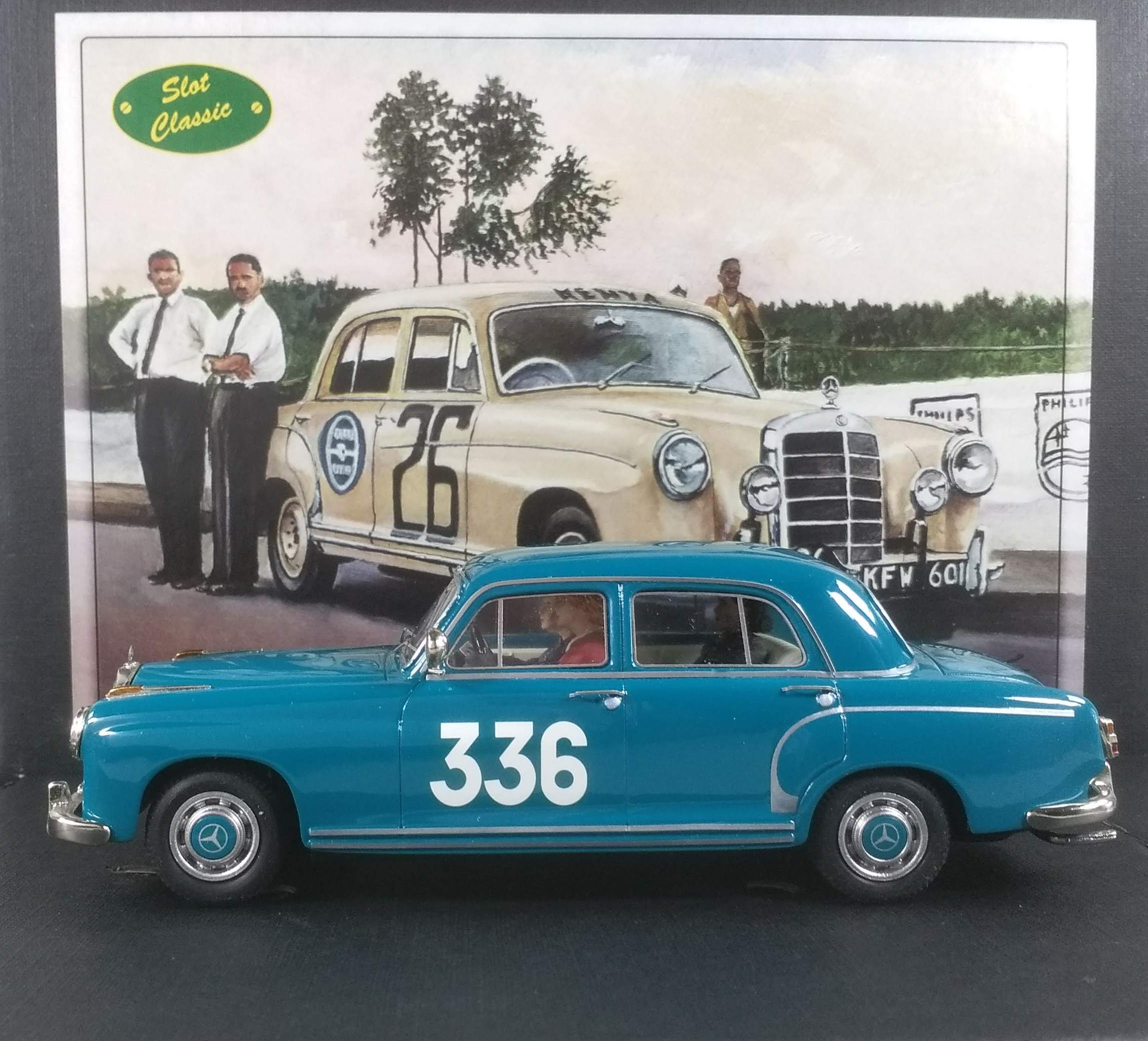 Cj-53 Mercedes Benz 220 S Decoración Especial<br />
Rally Monte Carlo 1956 #336 irie.es